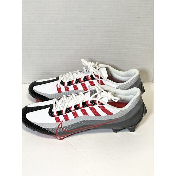 NEW Nike Vapor Edge Speed 360 Red White Football Cleats‎ Mens Size 15 DQ5110-061 - Picture 2 of 7